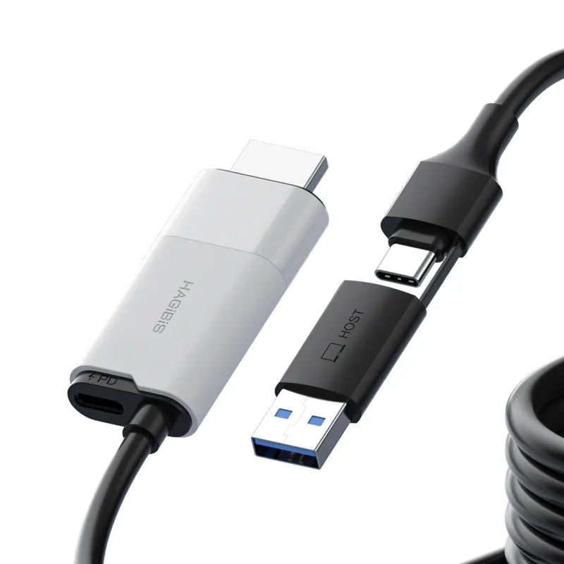 Videoaufnahmekabel HDMI auf USB-A/Typ-C 