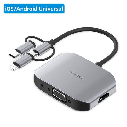 VGA & HDMI Adapter for All Mobile Phone Devices HAGIBIS