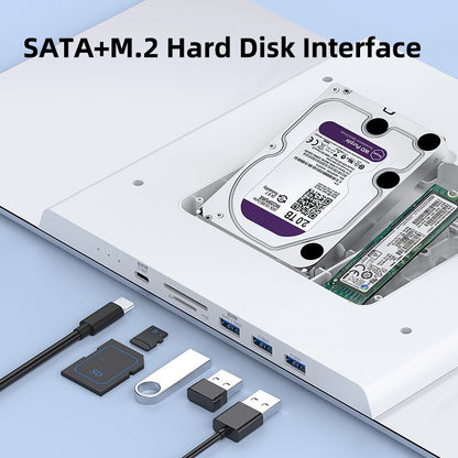 Monitor Stand with USB-C Docking Station HAGIBIS