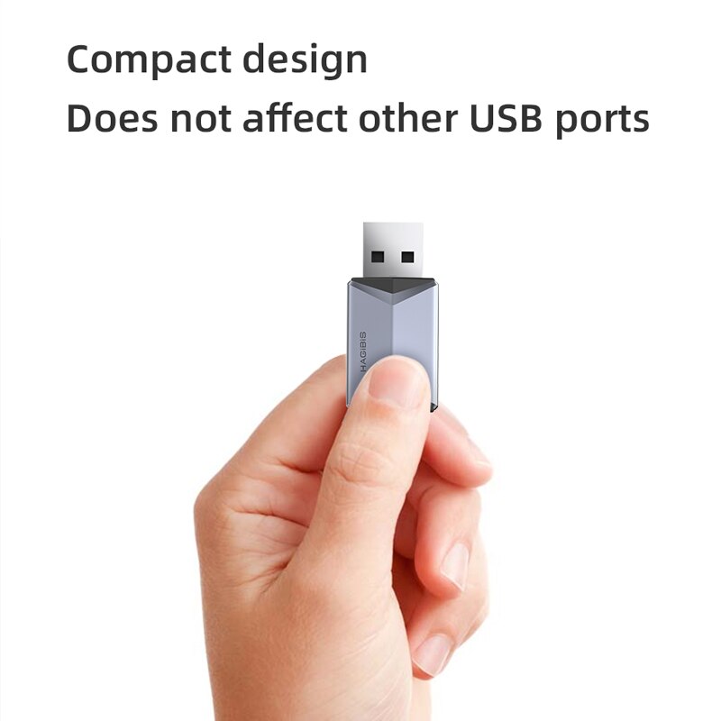 2 in 1 USB sound card HAGIBIS