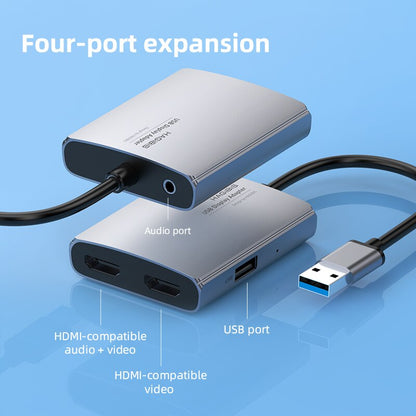 USB 3.0 to Dual HDMI Adapter HAGIBIS