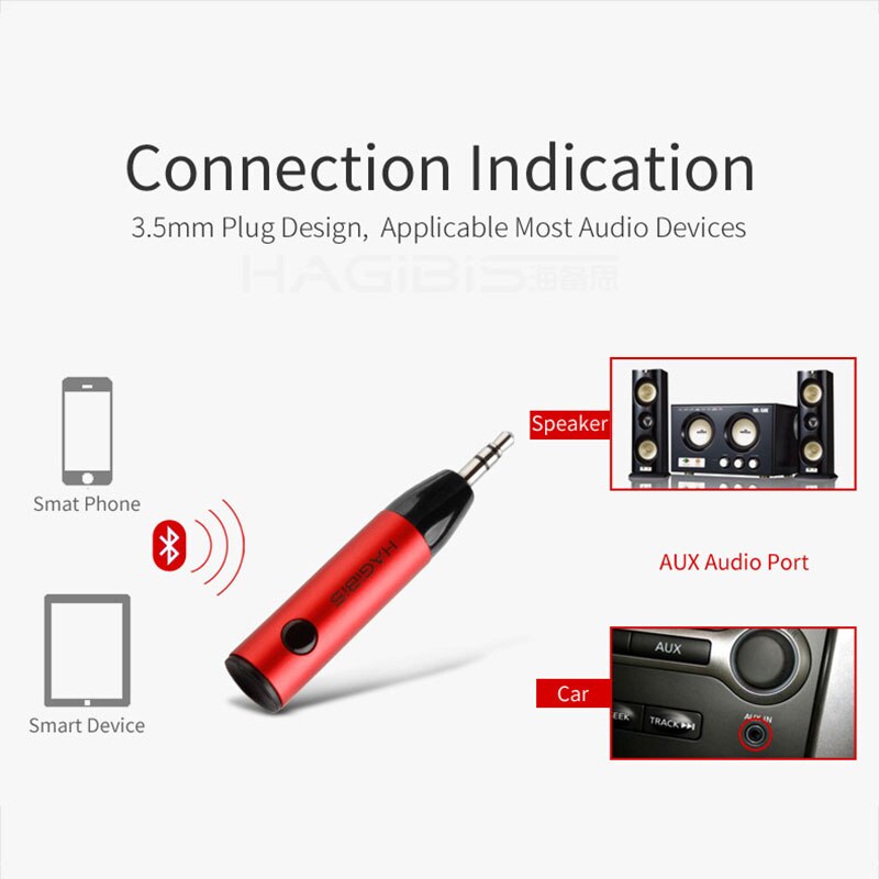 Bluetooth 5.0 Receiver 3.5mm APTX  HAGIBIS