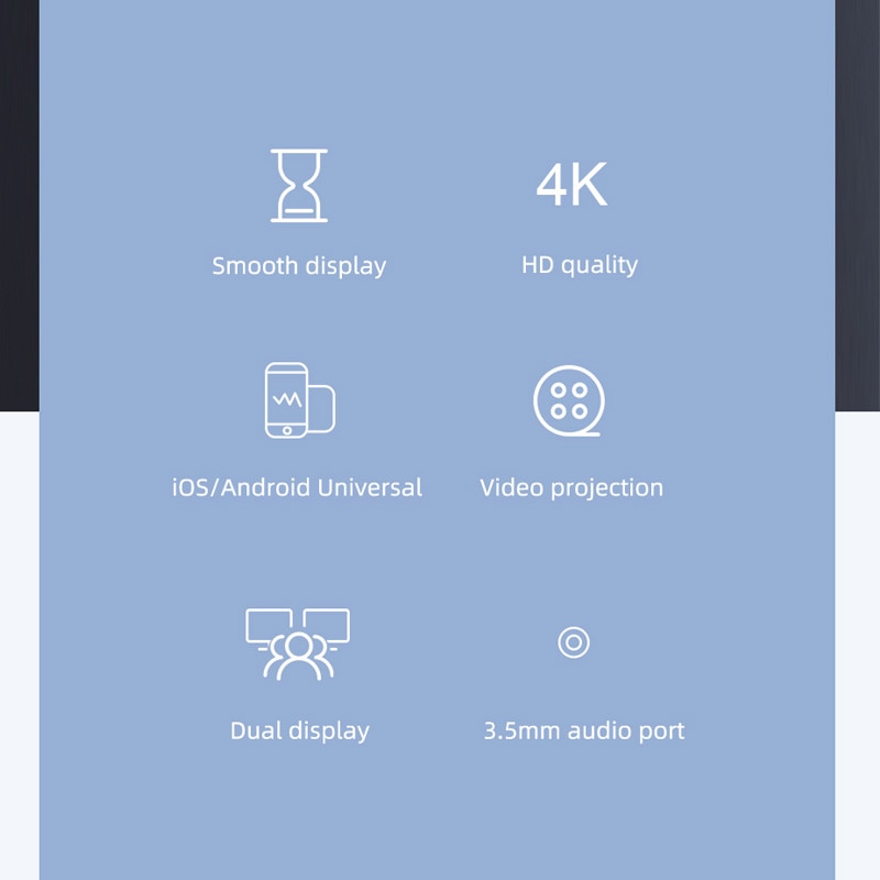 VGA & HDMI Adapter for All Mobile Phone Devices HAGIBIS