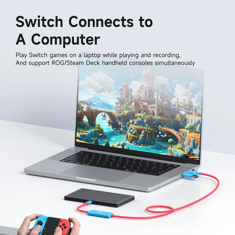 Video Capture Cable 2 in 1 with Switch Dock Hagibis