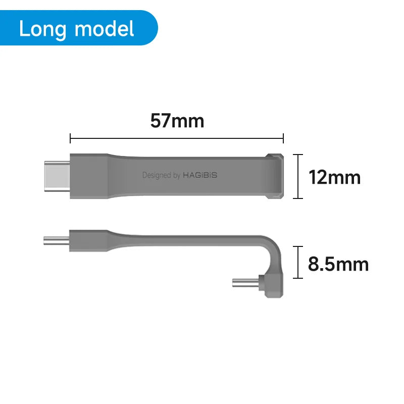 Short USB C Cable 40Gbps USB4 Hagibis