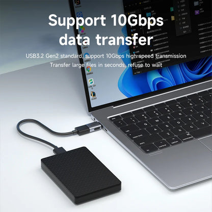USB to Type C OTG Adapter 10Gbps