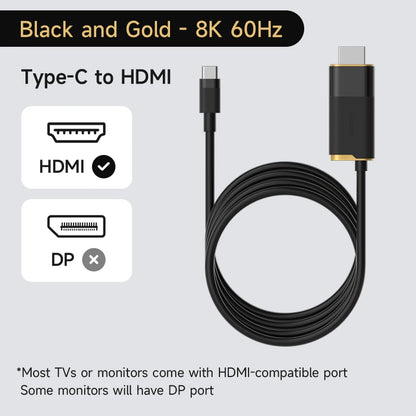 Video Cable 8K 60Hz USB-C to HDMI 2.1 Hagibis