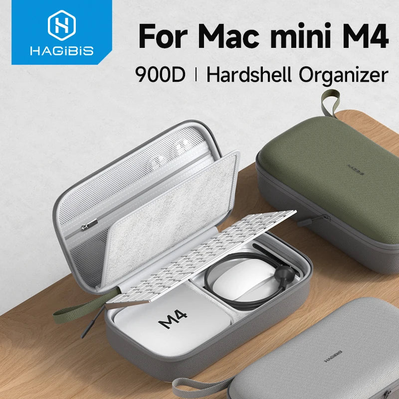 Electronic Organizer Travel Case Bag for Mac mini M4 Hagibis