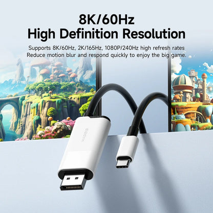 Cable USB C a DisplayPort 8K 60Hz 