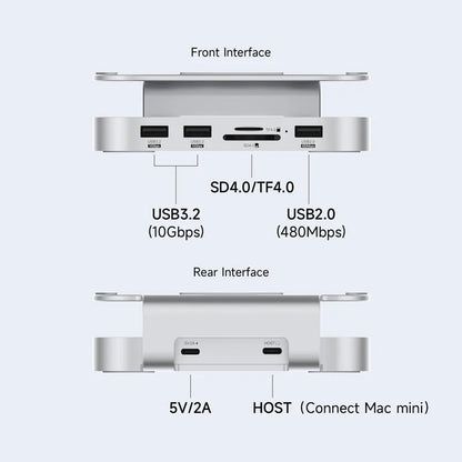 Mac Mini M4 Hub with SSD Enclosure MC60 Hagibis