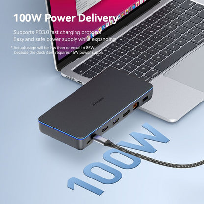 DisplayLink USB C Docking Station HAGIBIS