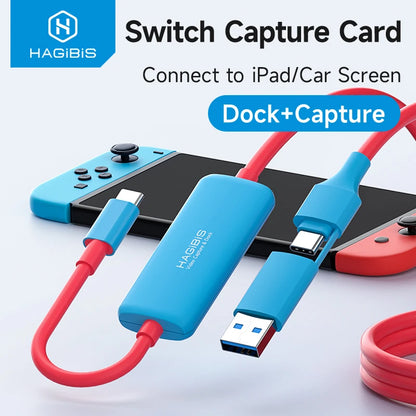 Video Capture Cable 2 in 1 with Switch Dock Hagibis