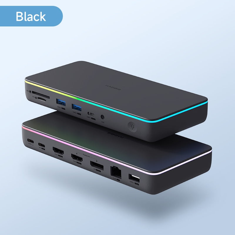 DisplayLink USB C Docking Station HAGIBIS