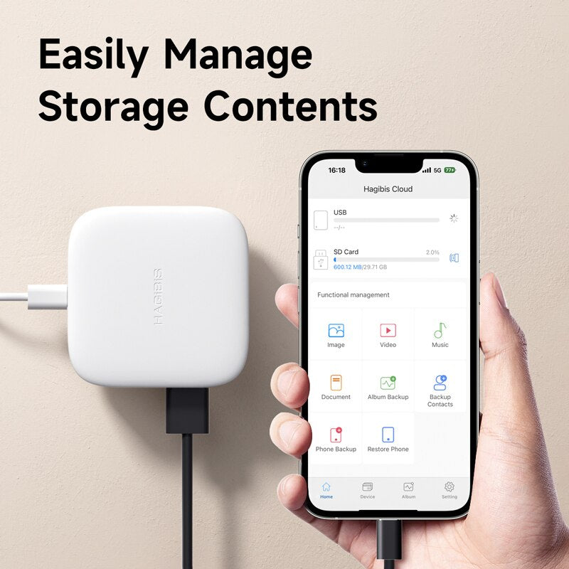 CUBE Phone Backup Device HAGIBIS