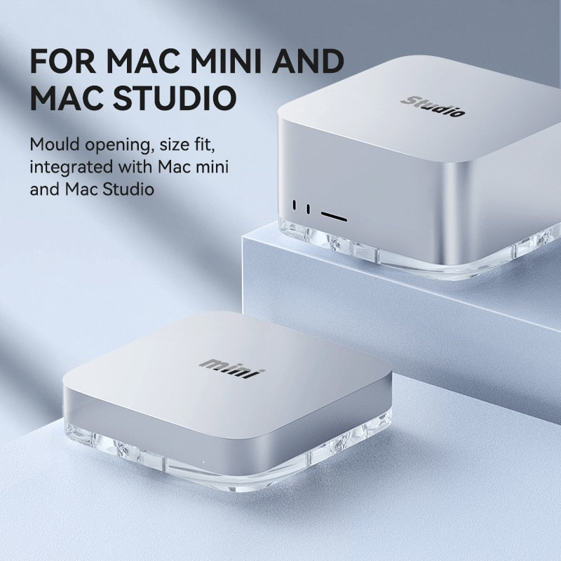 PMMA Dustproof Stand for Mac Mini & Mac Studio  HAGIBIS