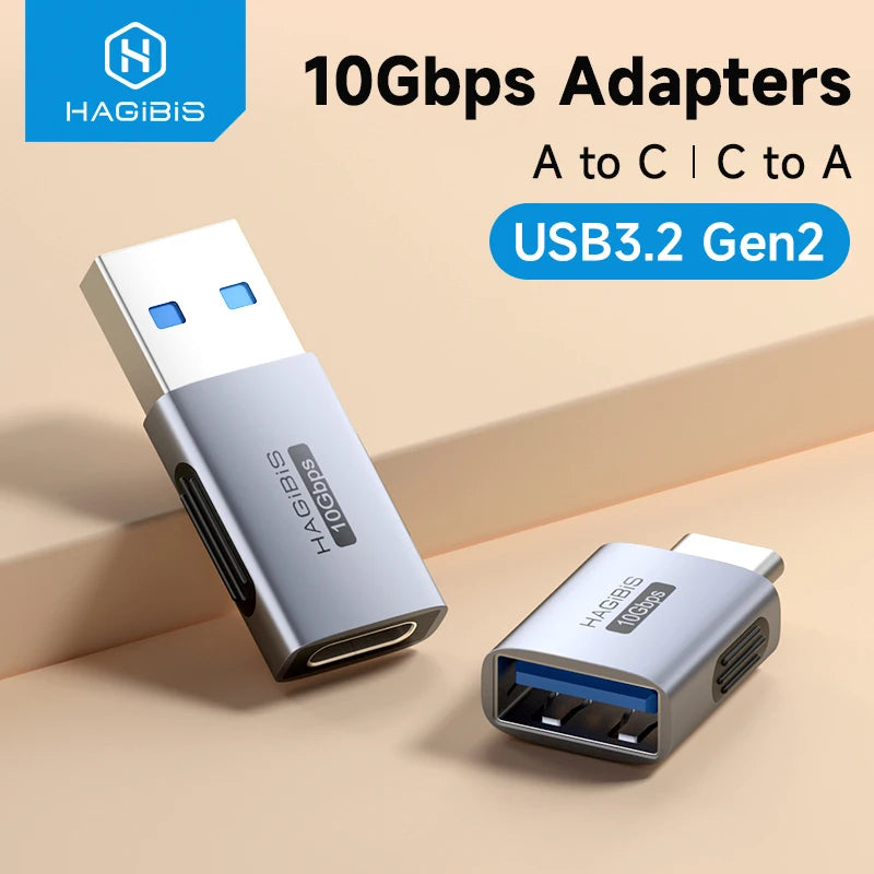 USB to Type C OTG Adapter 10Gbps