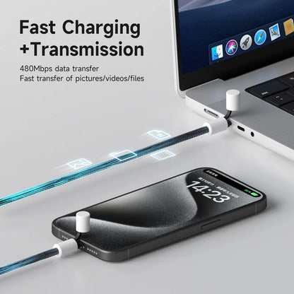 240W Fast Charging Cable USB C Hagibis