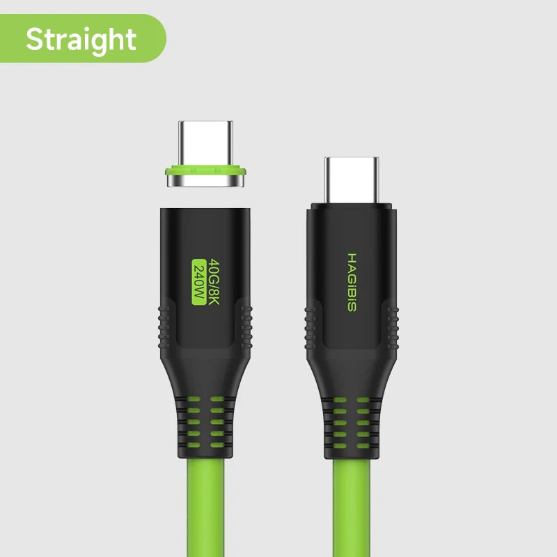 USB4 Magnetic Full Function Cable 240W 40Gbps HAGIBIS