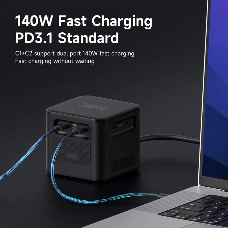 380W GaN 8-Port Charger PD3.1