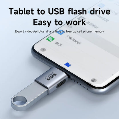 USB to Type C OTG Adapter 10Gbps