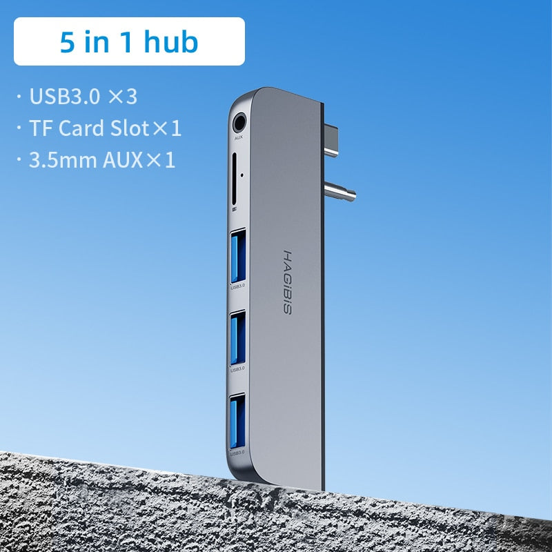 Multifunctional USB C Hub for Macbook Pro HAGIBIS