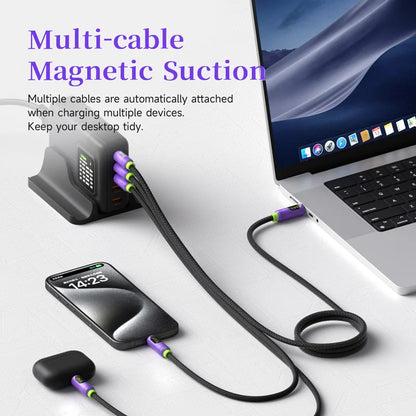 Magnetisches USB-C-zu-USB-C-Kabel mit LED-Anzeige 