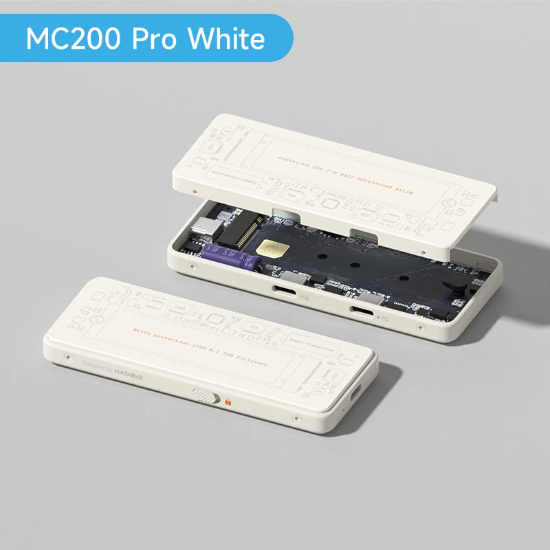 M.2 NVMe SSD Enclosure Write Protect MC200 Hagibis