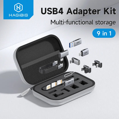 USB C Adapter Kit Storage Case Hagibis