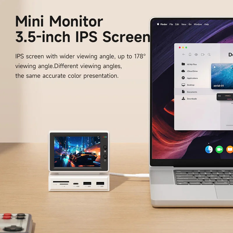 USB C Docking Station Mini PC Monitor Hagibis