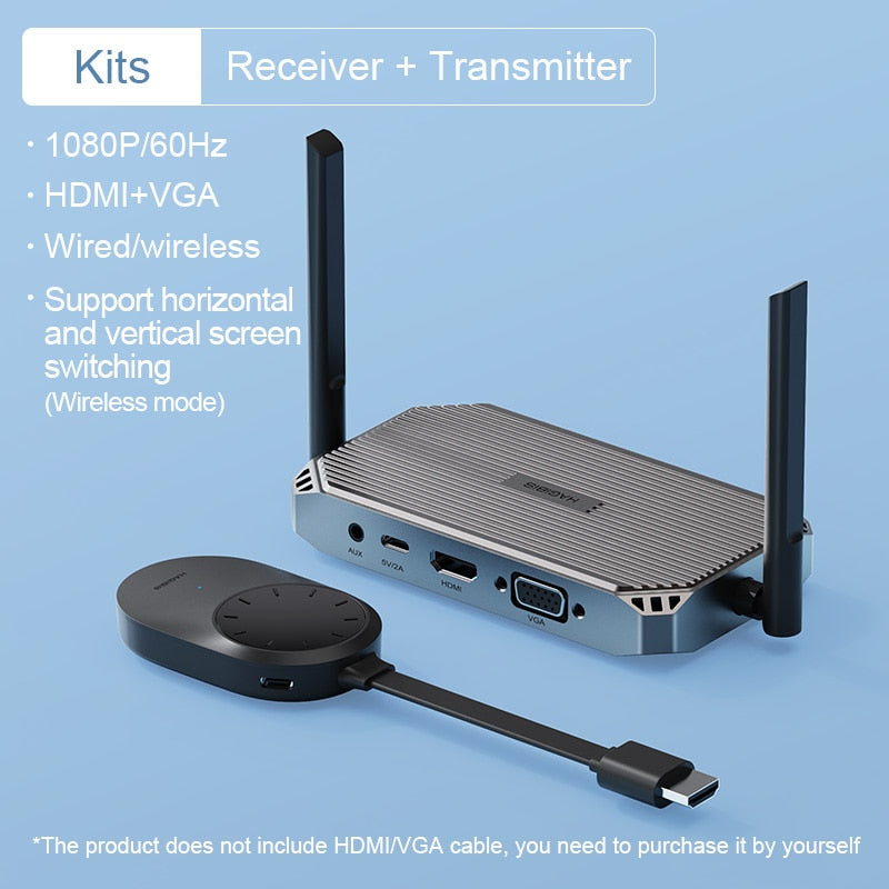 Wireless HDMI Transmitter & Receiver Extender HAGIBIS