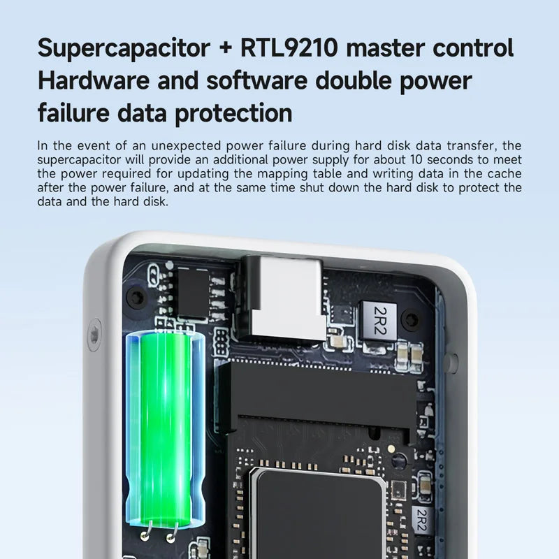 M.2 NVMe SSD Enclosure Write Protect MC200 Hagibis