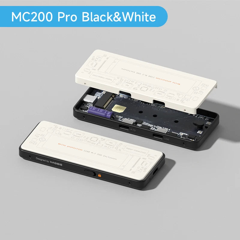 M.2 NVMe SSD Enclosure Write Protect MC200 Hagibis