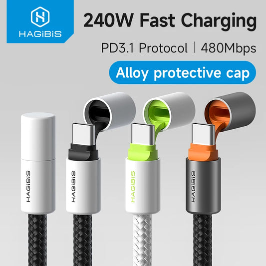 240W Fast Charging Cable USB C Hagibis