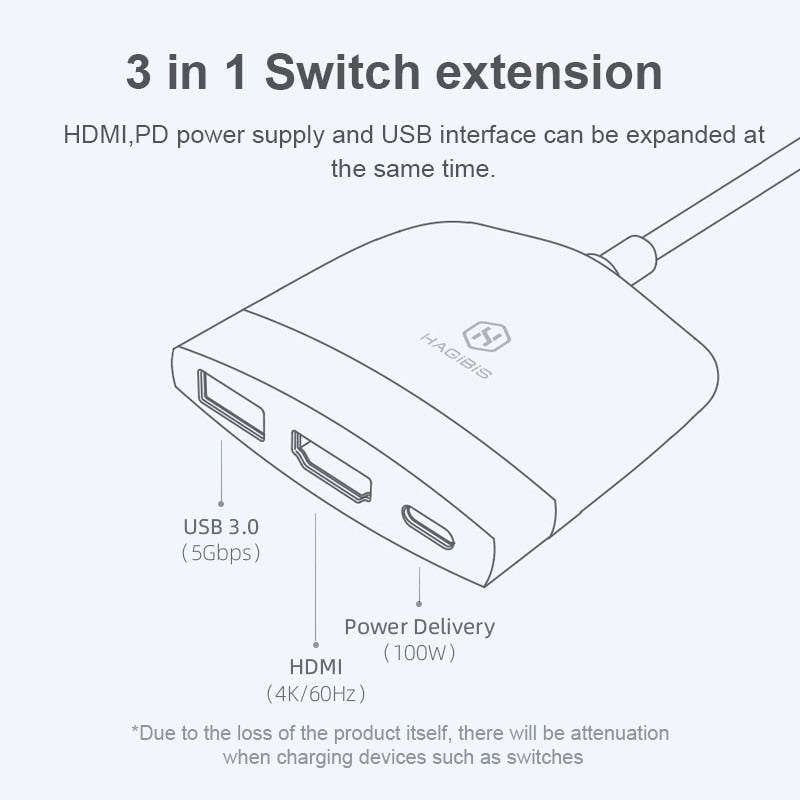 Switch USB-C Docking Station HAGIBIS