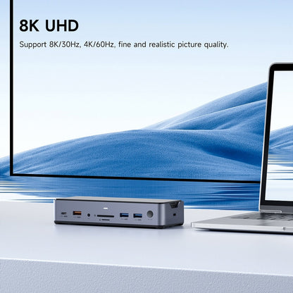 15 in 1 USB-C Docking Station Hagibis