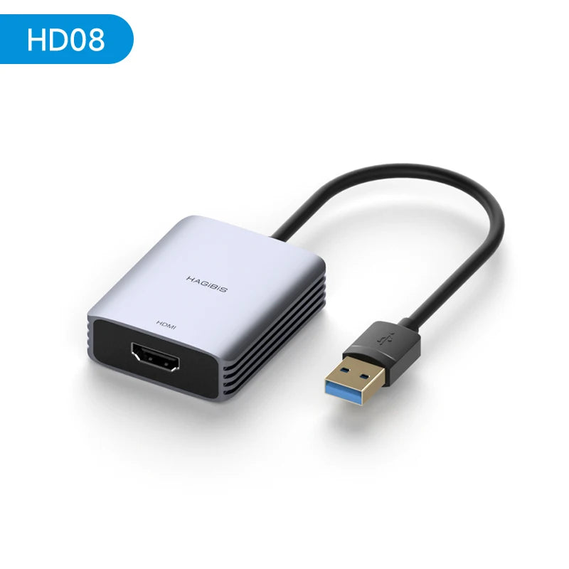 USB-A/C to HDMI Adapter MST Dual Monitor Hagibis