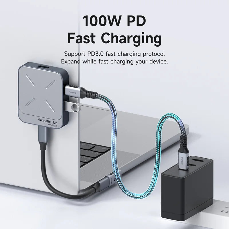 USB-C Magnetic Docking Station TC100 Hagibis