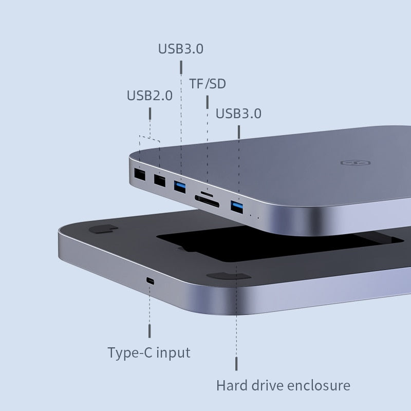 HUB -C Docking Station with HDD Enclosure Hagibis