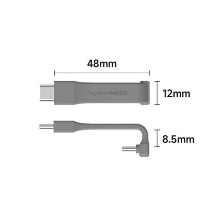 Kurzes USB-C-Kabel 40 Gbit/s USB4 