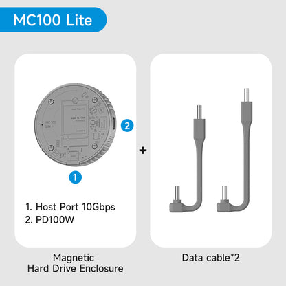 Magnetisches M.2 2230 NVMe SSD-Gehäuse MC100 