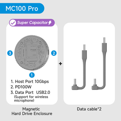 Magnetisches M.2 2230 NVMe SSD-Gehäuse MC100 