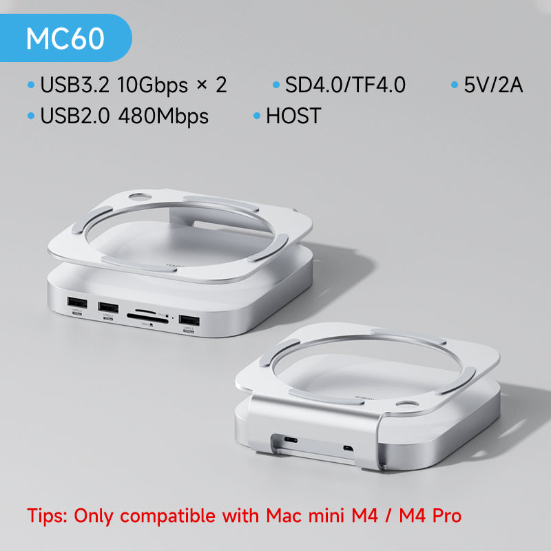 Mac Mini M4 Hub with SSD Enclosure MC60 Hagibis