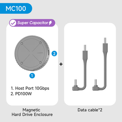 Magnetisches M.2 2230 NVMe SSD-Gehäuse MC100 