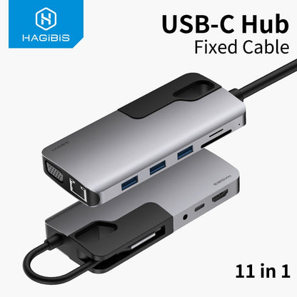 11 in 1 USB-C Hub Hagibis