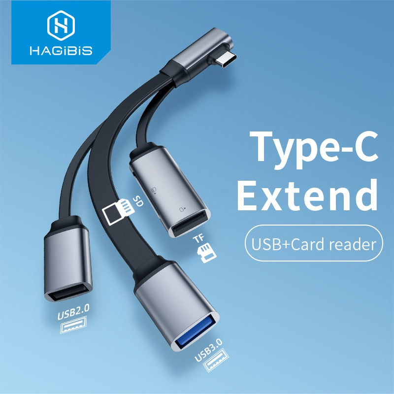 4 in 1 Type-C Extension Cable Hagibis