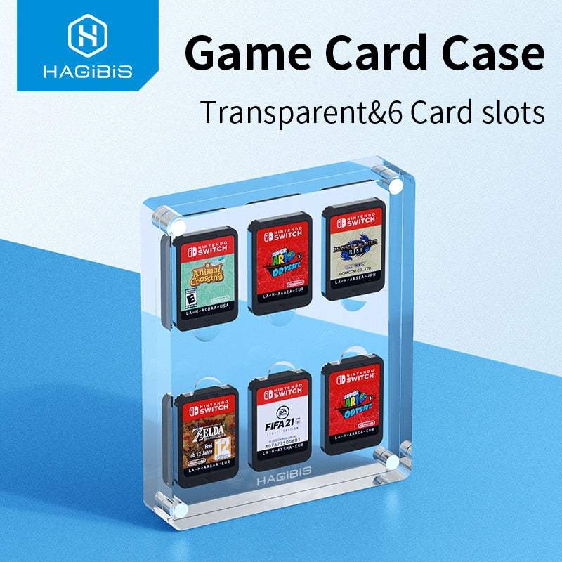 Switch Game Card Case 6 Card Slots HAGIBIS