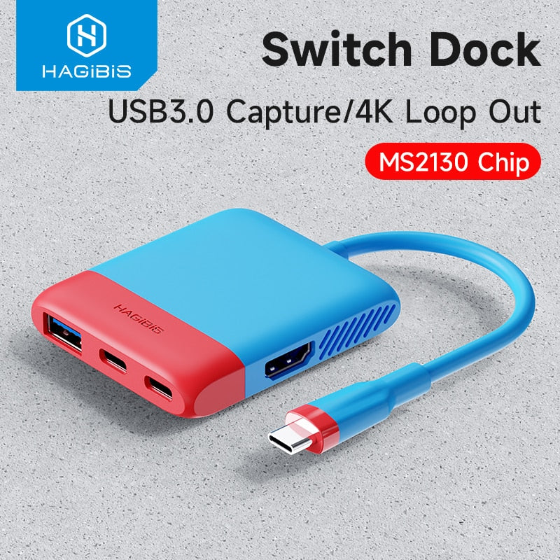 Switch Dock with Capture Card Hagibis