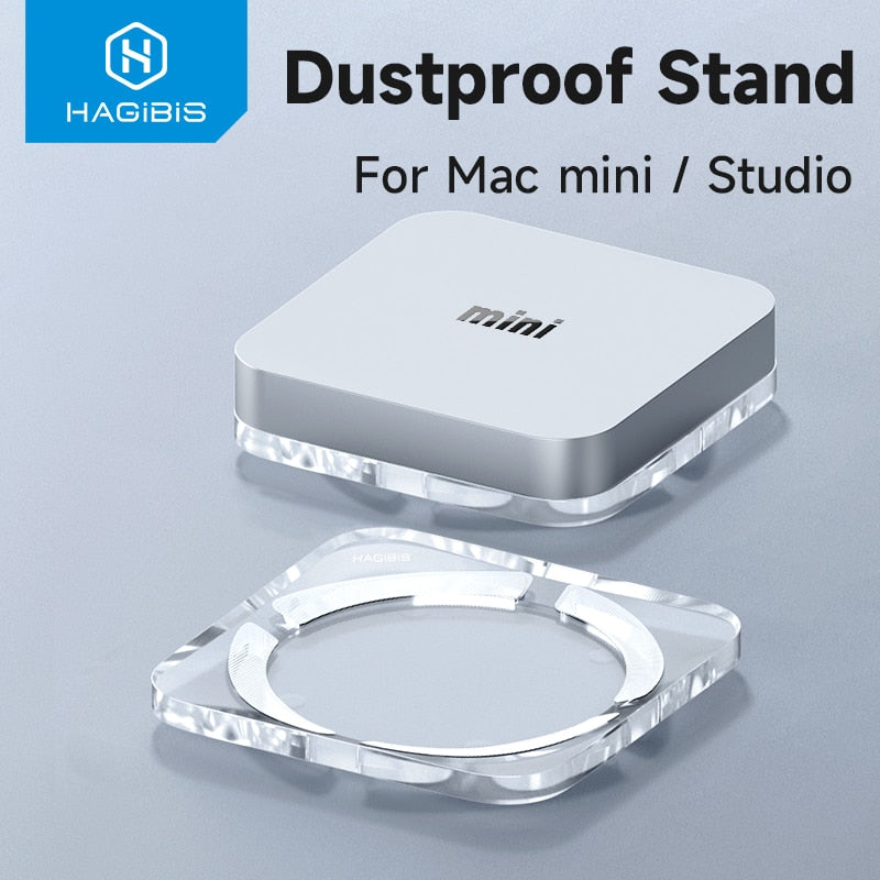 PMMA Dustproof Stand for Mac Mini & Mac Studio  HAGIBIS