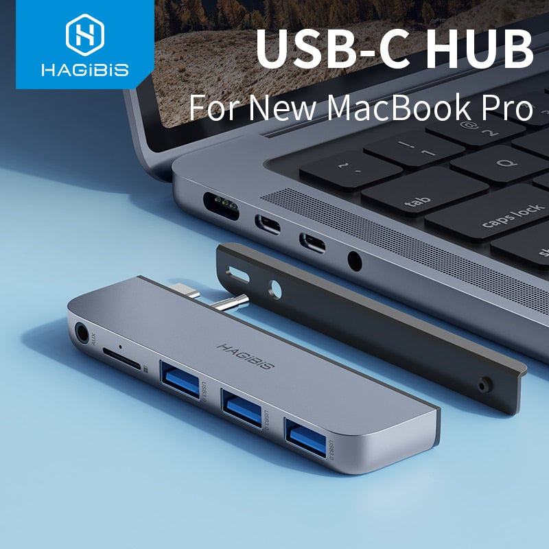 Multifunctional USB C Hub for Macbook Pro HAGIBIS