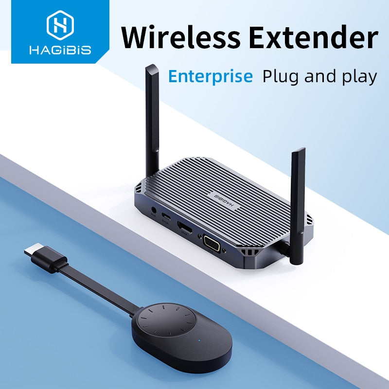 Wireless HDMI Transmitter & Receiver Extender HAGIBIS